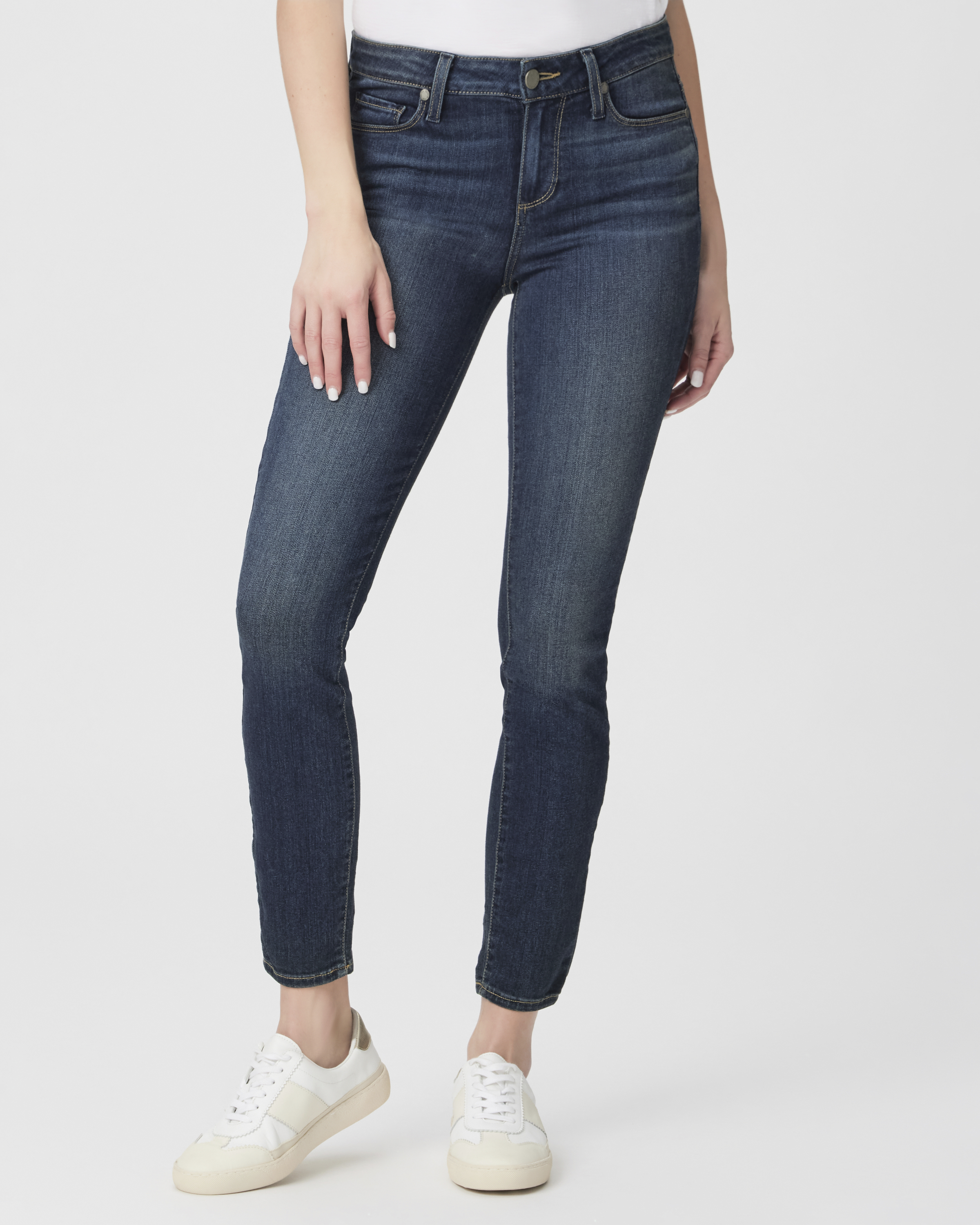 PAIGE Denim Womens Transcend Verdugo Skinny Cropped Jeans
