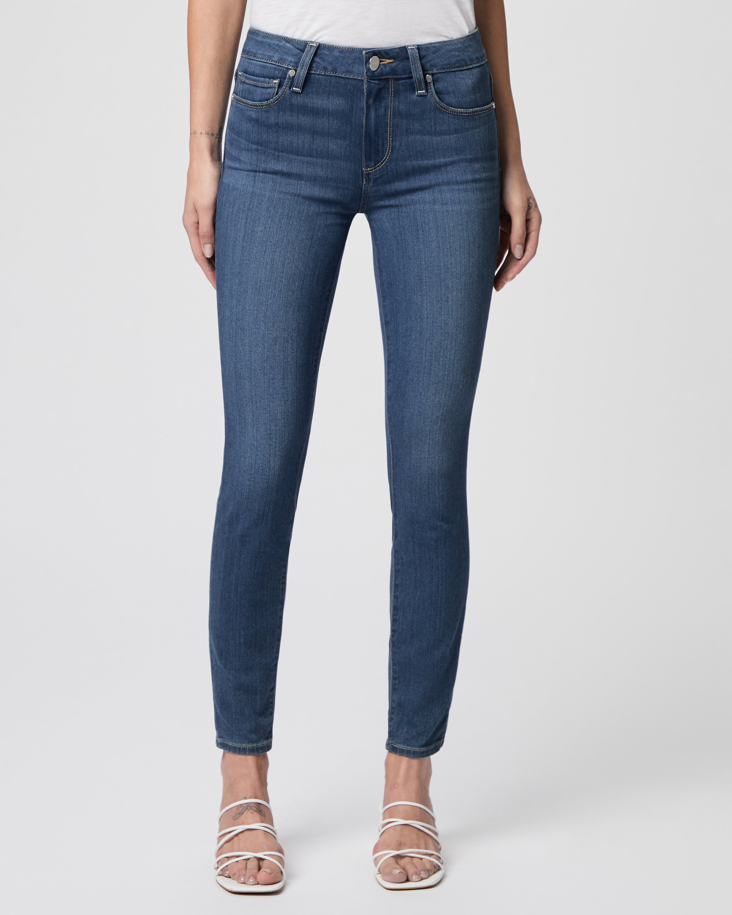 PAIGE Verdugo Ankle Skinny Jeans in Gilmore Maternity Size 32 